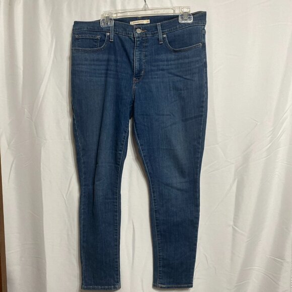 Levi's Shaping Skinny 311 32 Cotton Blend Blue Jeans - Picture 1 of 5